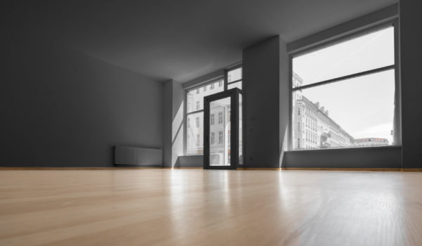 empty shop - vacant room with shopping window